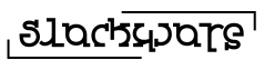 Slackware's ambigram logo